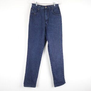 Vintage Nevada High Waist Mom Jeans Women's 12 (28x32) 100% Cotton Tapered Leg